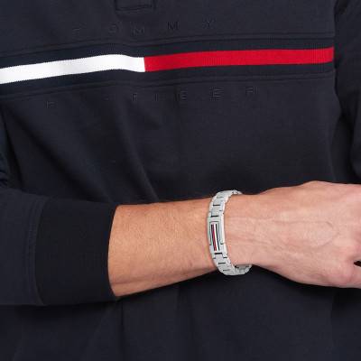 Steel Mason Bracelet, Adjustable Length 19 cm - 2790596 - Tommy Hilfiger