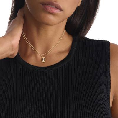 Collier Edgy Pearls en Acier Doré, Longueur 38 cm à 40 cm - 35000559 - Calvin Klein