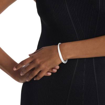 Elongated Drops Stainless Steel Bangle Bracelet, 16 cm Diameter - 35000349 - Calvin Klein