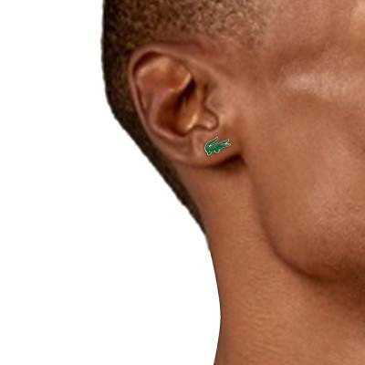 Arthor Crocodile Stainless Steel Stud Earrings - 2040230 - Lacoste