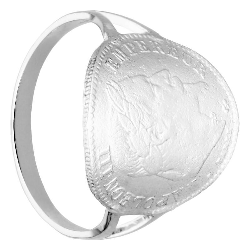 925/1000 Silver Napoleon III 10F Replica Signet Ring - Imperium