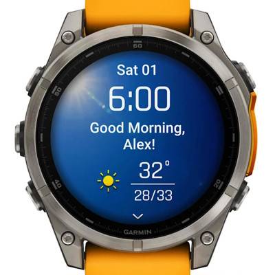 Montre Fēnix 8 AMOLED 47 mm 010-02904-11 - Garmin