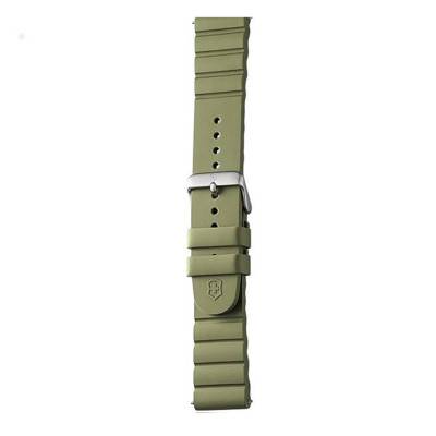 Green Rubber Watch Strap for INOX Model - Victorinox