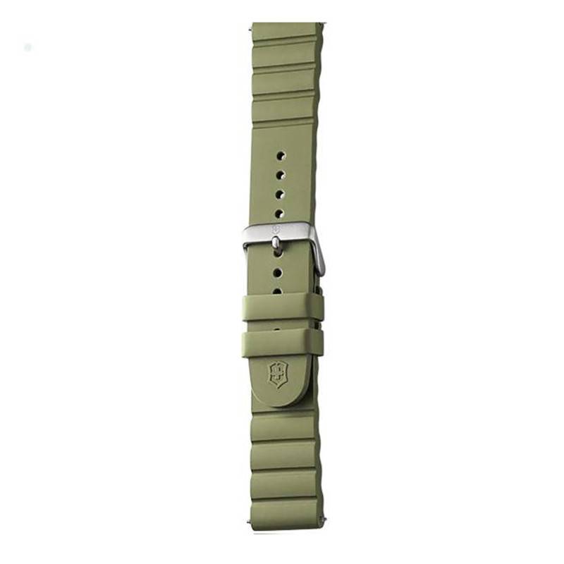 Green Rubber Watch Strap for INOX Model - Victorinox