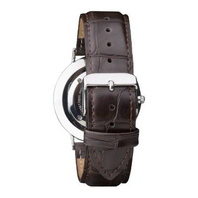 Classy York Silver Leather Strap 13mm - Daniel Wellington