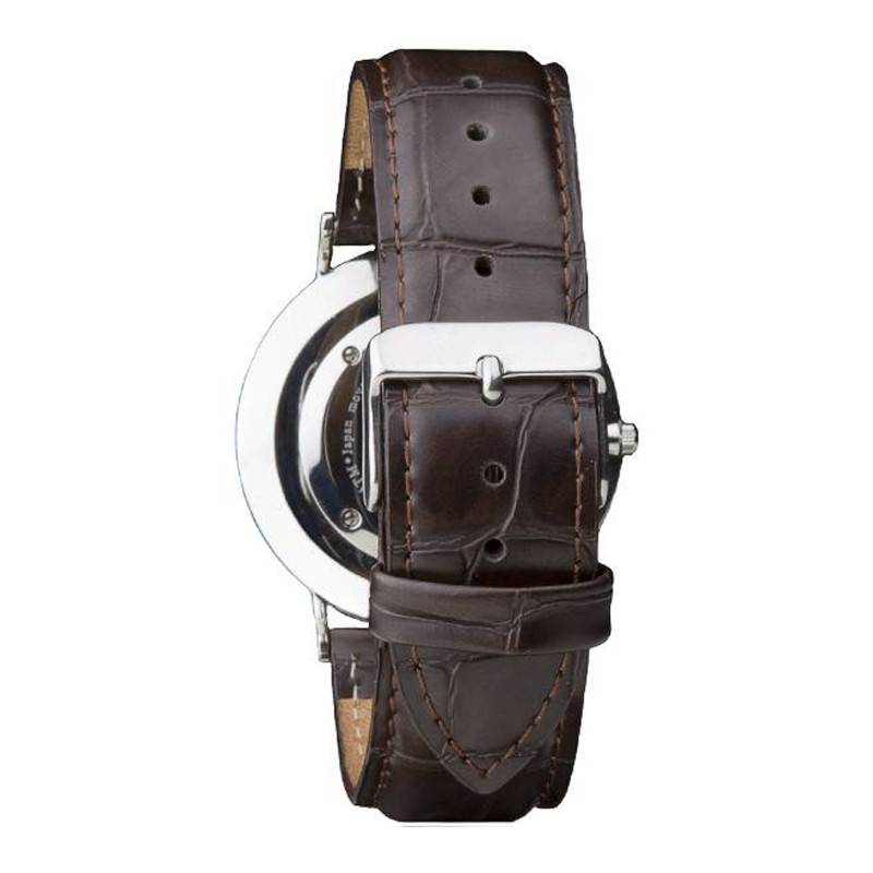 Classy York Silver Leather Strap 13mm - Daniel Wellington