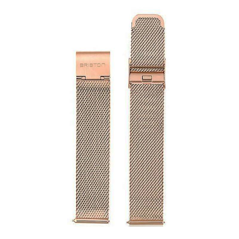 Rose Gold Milanese Mesh Watch Bracelet MB18.PVDRG.ST 18mm - Briston