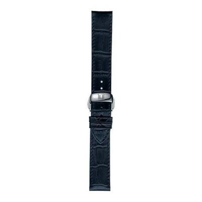 Tissot Official Blue Leather Watch Strap 19 mm T852032781 - Tissot
