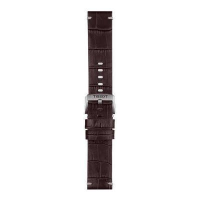 Tissot Official Brown Leather 22 mm Watch Strap T852046773 - Tissot