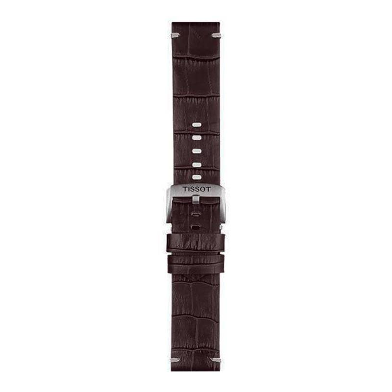 Tissot Official Brown Leather 22 mm Watch Strap T852046773 - Tissot