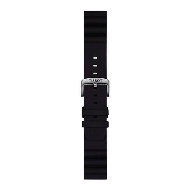 Tissot Official Black Silicone Watch Strap 22 mm T852047179 - Tissot