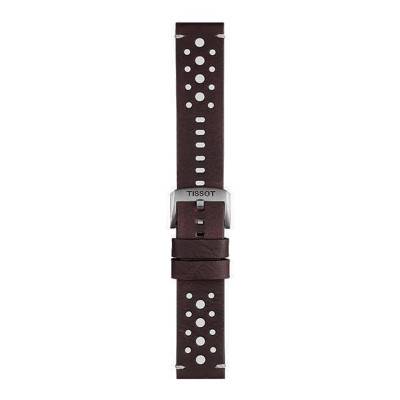 Official Tissot Brown Leather Watch Strap 22 mm T852046777 - Tissot