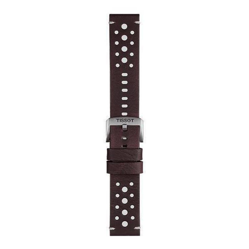 Official Tissot Brown Leather Watch Strap 22 mm T852046777 - Tissot