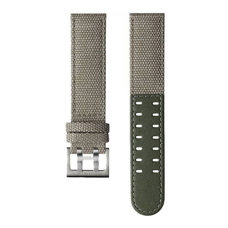 Green 20mm Khaki Field Watch Strap H6007051201 - Hamilton