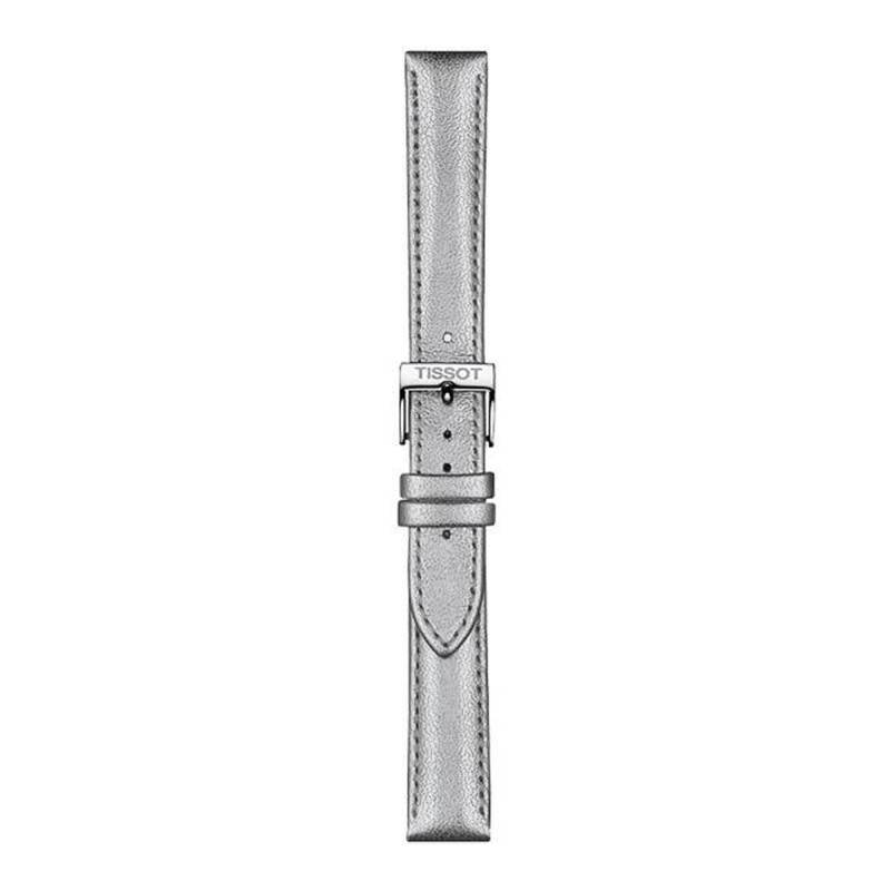 Tissot Official Gray Leather Watch Strap 16 mm T852047129 - Tissot