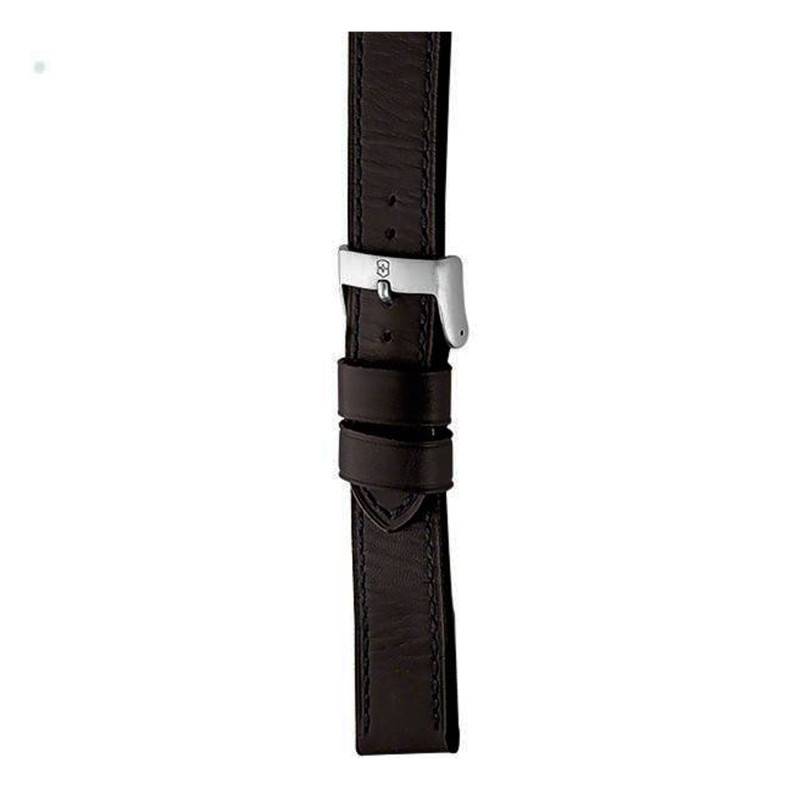 Black Leather Bracelet for Chrono Classic Model - Victorinox