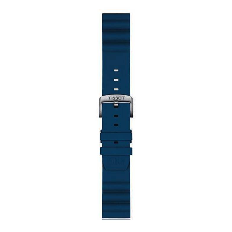 Tissot Official Blue Silicone Watch Strap 22 mm T852047175 - Tissot