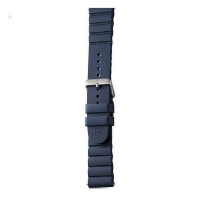 Bracelet Caoutchouc Bleu pour modèle INOX. - Victorinox