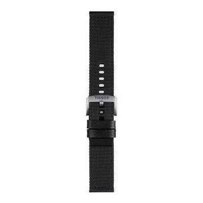 Official Tissot Black Fabric Watch Strap 22 mm T852046769 - Tissot
