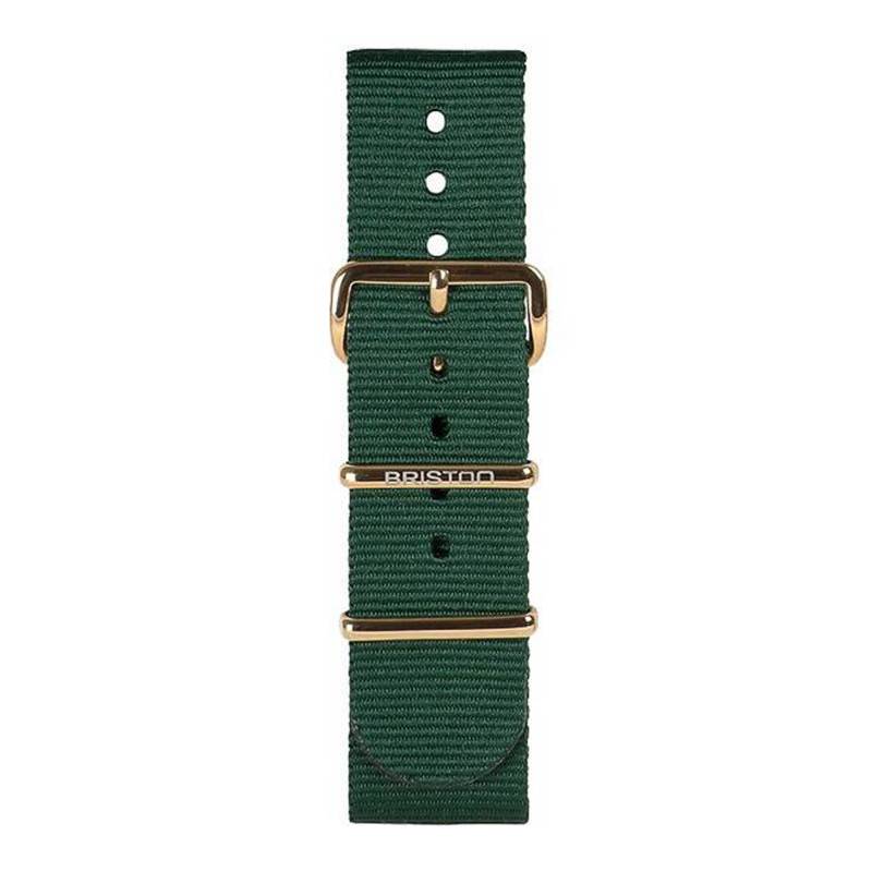 British Green 20 mm NATO Strap - Briston