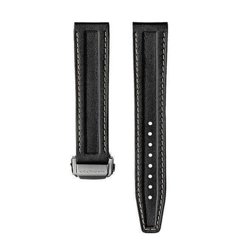 Black Broadway 20mm Watch Strap H6004331001 - Hamilton