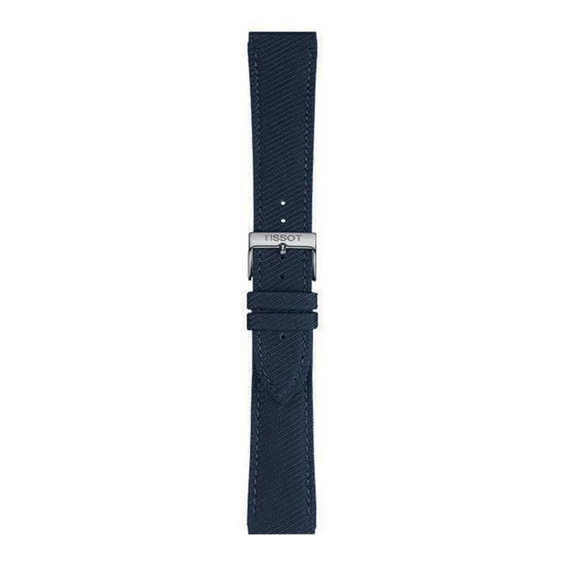 Official Tissot Blue Fabric Watch Strap 22 mm T852046783 - Tissot