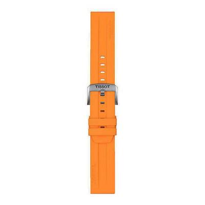 Bracelet de montre Officiel Tissot Silicone Orange 22 mm T852047918 - Tissot