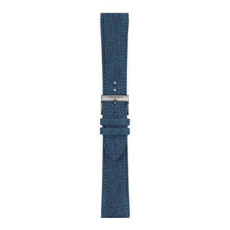 Tissot Official Blue Fabric 22 mm Watch Strap T852046781 - Tissot