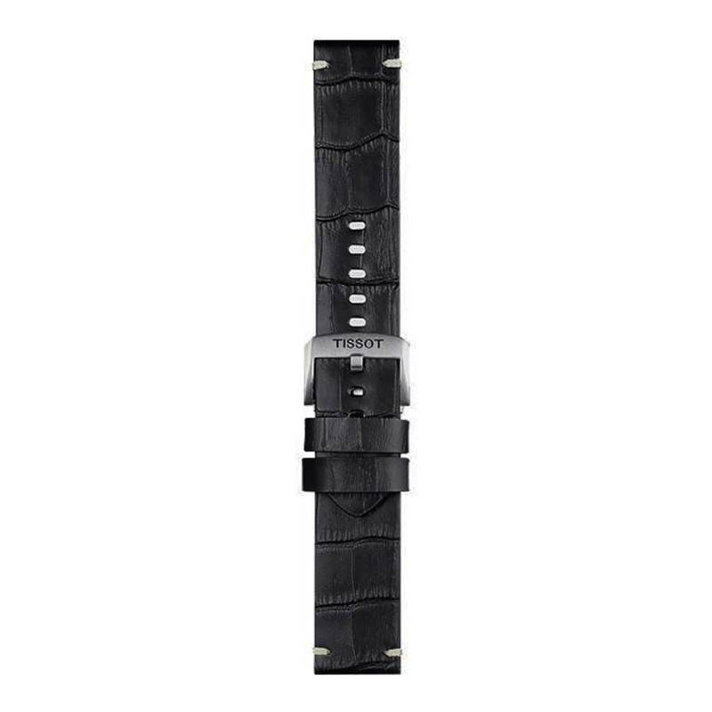 Tissot Official Black Leather 22 mm Watch Strap T852046775 - Tissot