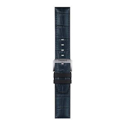 Bracelet de montre Officiel Tissot Cuir Bleu 22 mm T852046765 - Tissot