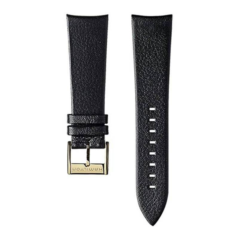 Black Goatskin American Classic 22mm Watch Strap H6003871031 - Hamilton
