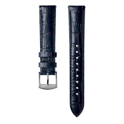 Bracelet de Montre Boulton Cuir Bleu 18mm H690134103 - Hamilton
