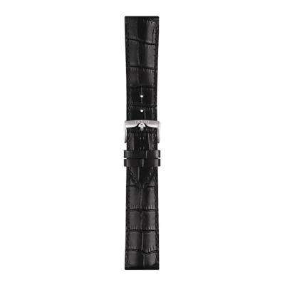 Tissot Official Black Leather Watch Strap 22 mm T852041653 - Tissot