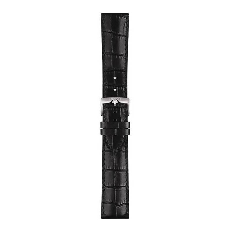 Tissot Official Black Leather Watch Strap 22 mm T852041653 - Tissot