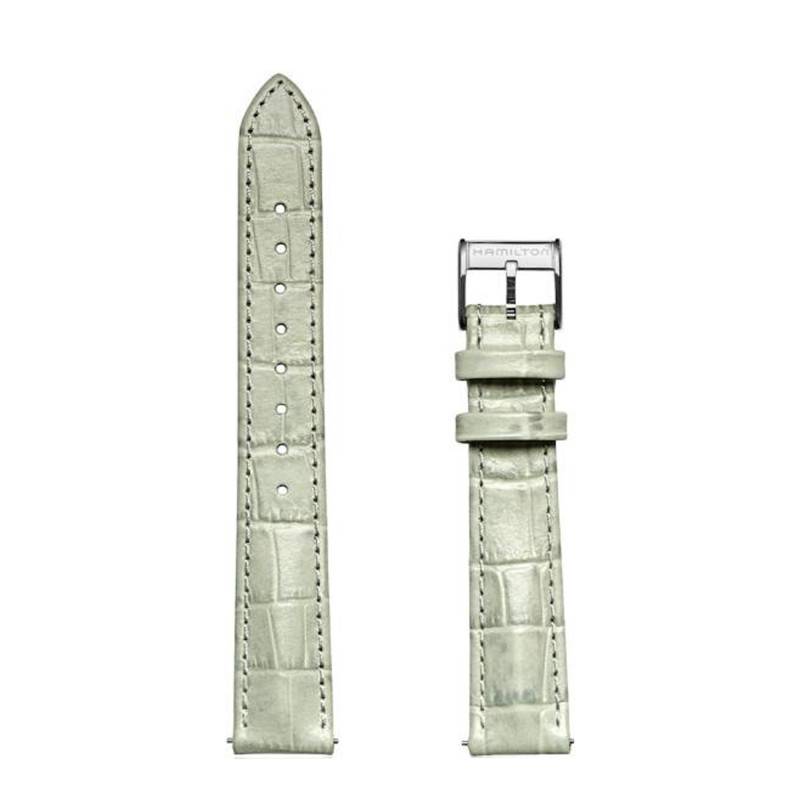 Jazzmaster Green Leather Watch Strap H690321100 - Hamilton