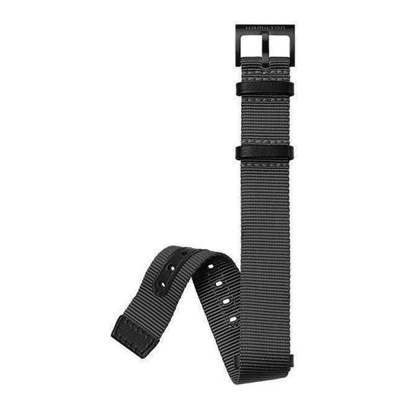 NATO/Gray 20/20 Khaki Field Strap H690694107 - Hamilton
