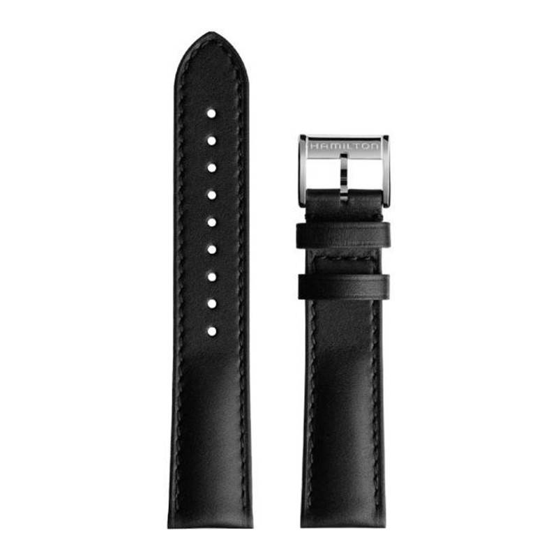 Jazzmaster Black Leather Watch Strap H690384110 - Hamilton