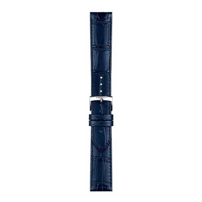 Tissot Official Blue Leather Watch Strap 20 mm T852041534 - Tissot