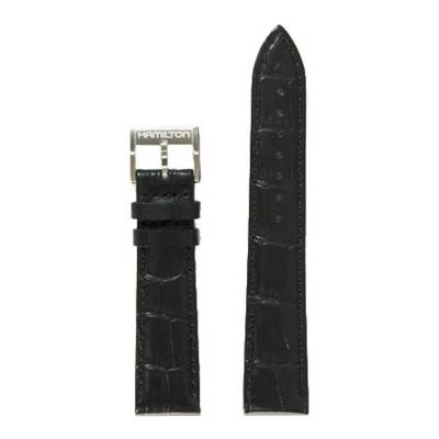 Jazzmaster Black Leather Watch Strap H690384102 - Hamilton