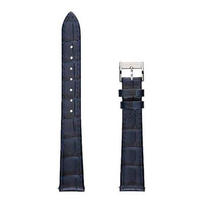 Bracelet de montre Jazzmaster Cuir Bleu 15mm EasyClick H690422103 - Hamilton