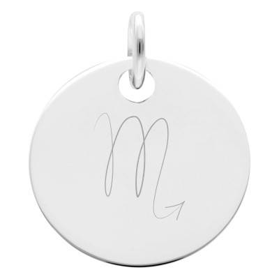 Médaille Zodiaque Scorpion en Argent 925, Diamètre 19 mm - Lumiosa