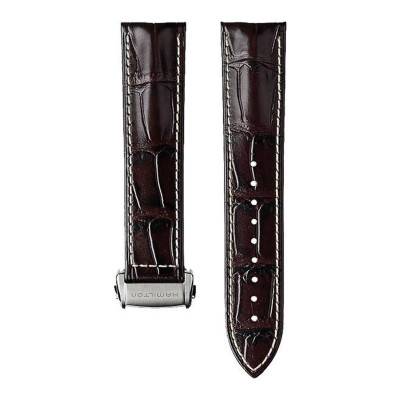Brown Jazzmaster Watch Strap 22mm H6003271081 - Hamilton