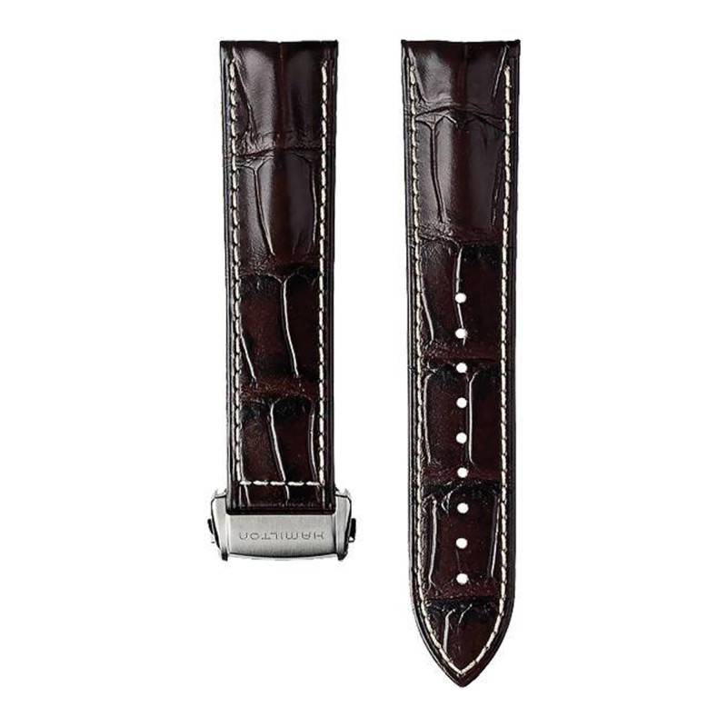 Brown Jazzmaster Watch Strap 22mm H6003271081 - Hamilton