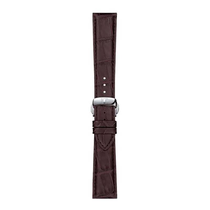 Tissot Official Brown Leather Watch Strap 21 mm T852045399 - Tissot