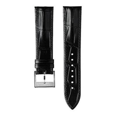 Bracelet de montre Jazzmaster Noir Acier Gris 22mm H6003251161 - Hamilton