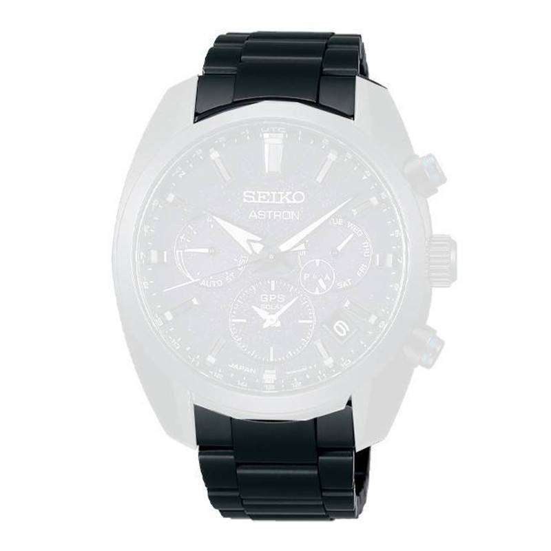 Black Steel Watch Strap 21mm M182113W0 - Seiko