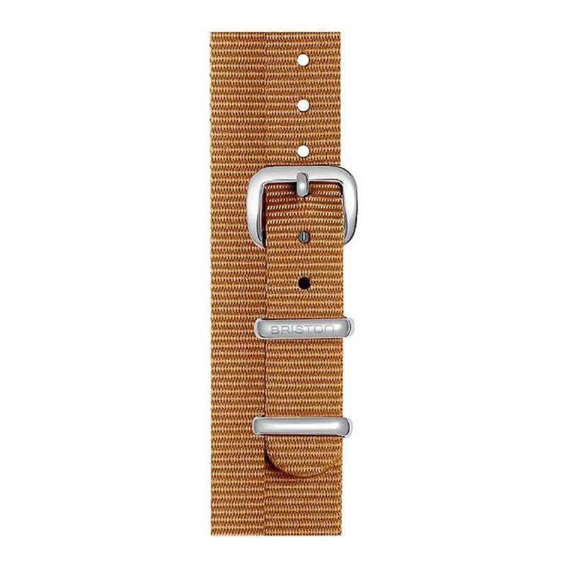 Mustard NATO Strap 12mm, Length 390mm, Steel Buckle - Briston