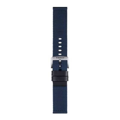Bracelet de montre Officiel Tissot Tissu Bleu 22 mm T852046754 - Tissot