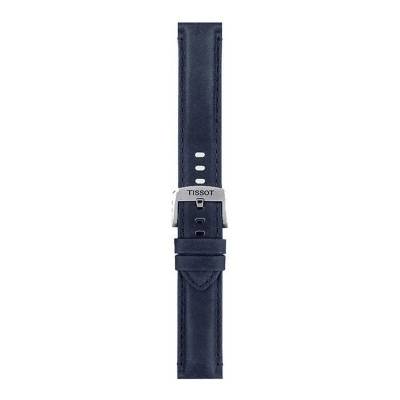 Tissot Official Blue Leather Watch Strap 20mm T852046831 - Tissot
