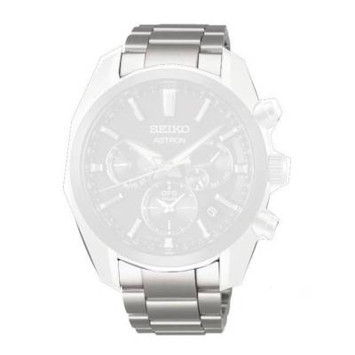 Steel 21mm Watch Strap M182113H0 - Seiko